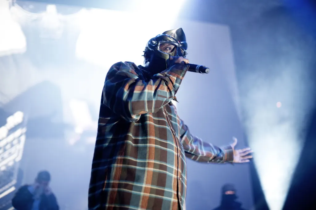 MF DOOM performing at the Roundhouse, London